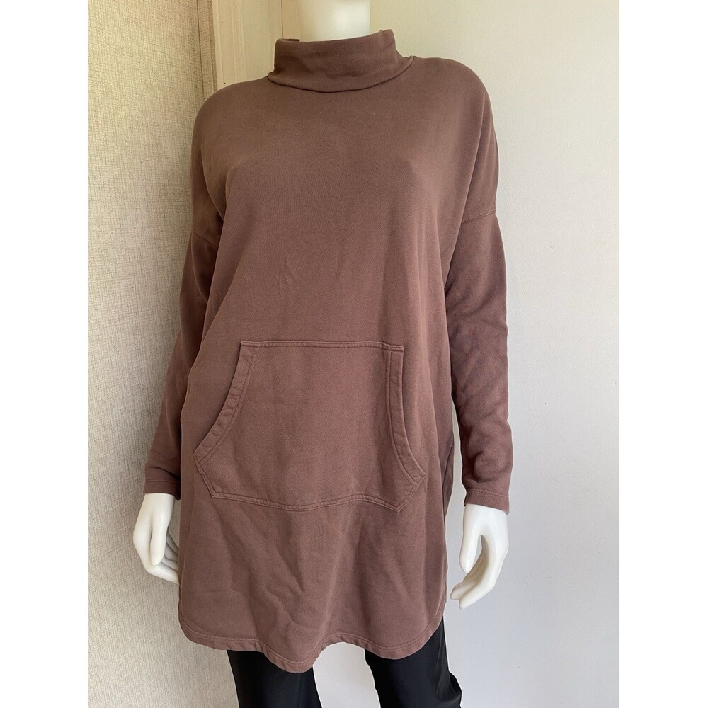 EUC Size Medium Bobi Los Angeles Long Sleeved Sweatshirt Dress 100% Cotton